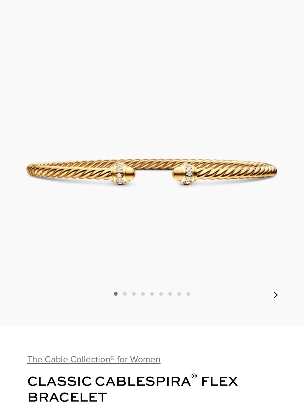 David Yurman CLASSIC CABLESPIRA® BRACELET